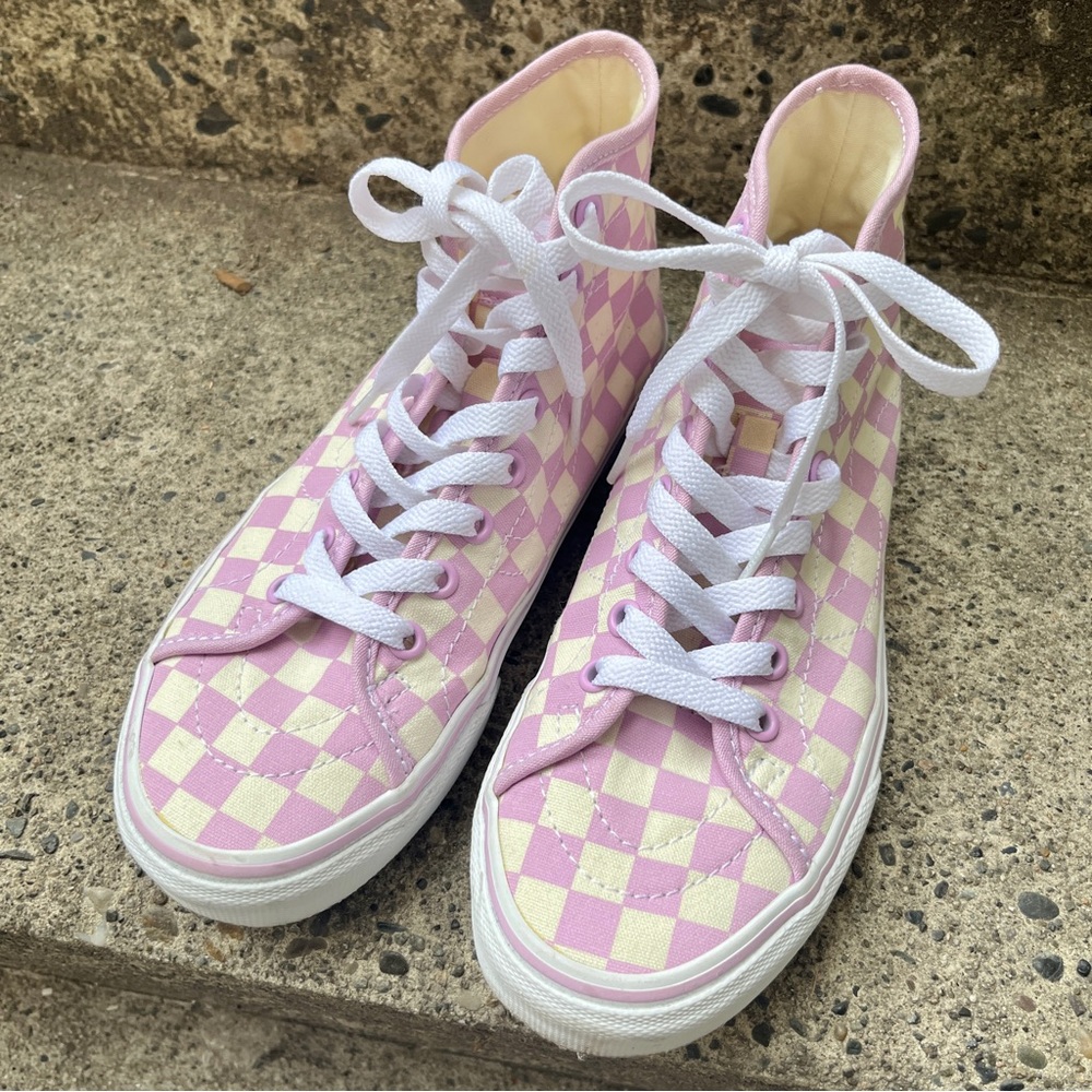 Vans Sk8-Hi Decon (Party Checker) Orchid Bouquet/Classic White